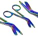 Medical and Nursing Multi Rainbow Color Bandage Scissors 3.5