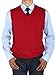 Luciano Natazzi Men's V-Neck Cotton Sweater Pullover Vest Relaxed Fit