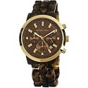 Michael Kors Quartz Brown Gem Dial Tortoiseshell Band - Women's Watch MK5216