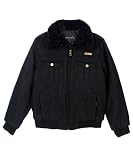 Sean John Double Collar Melton Bomber Jacket (Sizes 4 - 6X)