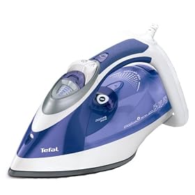 Tefal Program 8 FV9342 Steam Iron, 180 g Steam Shot, Gloss Indigo, 2400 Watts