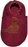 Tibet PLATEAU soft soled infant leather baby shoes SUEDE kangaroo red