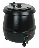 Excellanté 10.50-Quart Stainless Steel Soup Warmer, Brown