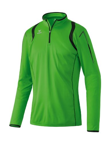 ERIMA Herren Athletic Longsleeve Running, green/schwarz, M Preisvergleich