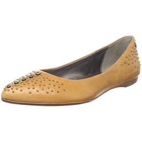 old school flat tops B. MAKOWSKY Womens Dabney Flat