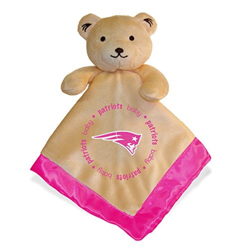 Baby Fanatic Pink Security Bear Blanket, New England Patriots
