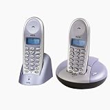 AEG - Téléphone sans fil DECT duo VOYCI 612 - compatible VOIP (Skype et MSN)