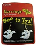 Ghost Pierced Earrings One Pair of Ghosts Halloween Jewelry Costume Accessory