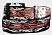 Silver Star BLACK PIN STRIPE Mens Leather All-Over-Print Belt