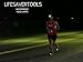 LifeSaverTools Water Resistant Headlamp with 7 Intense Bright LED Lights. 3 Power Levels with Mold & UV Resistant Adjustable 