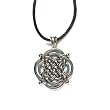 Celtic Spiritual Strength Pewter Pendant on Corded Necklace, Celtic Harmony Collection