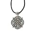 Celtic Spiritual Strength Pewter Pendant on Corded Necklace, Celtic Harmony Collection