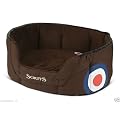 Scruffs Dog Bed Donut Aviator Canvas Brown Large
