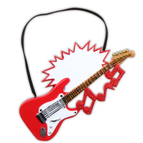 Electric Guitar Personalized Christmas Ornament