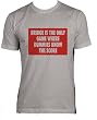 BRIDGE IS THE ONLY GAME WHERE DUMMIES KNOW THE SCORE Adult Male (Men's Fit) Super Soft T-Shirt In Various Colors & Sizes