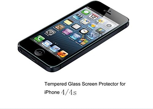 Iphone 4s Screen Protector.donowo Iphone 4s/4 Tempered Glass Screen Protector. Hd Clear Ballistic Glass Screen Protector for Iphone 4s/4-maximize Resale Value-max Clarity