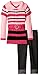 Little Lass Girls' 2 Piece Sweater Set Variegated Stripe