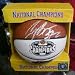 Corey Brewer signed 2007 Final Four Commemorative Mini Basketball