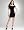 Off Shoulder Ottoman Shine Dress - BLACK (P/S)