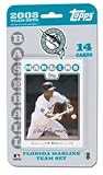 Topps MLB Baseball Cards 2008 Florida Marlins 14 Card Team Set