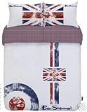 Kitchen & Housewares : ZAP Ben Sherman 'Union Jack' Double Duvet Bedding Set - NEW TO AMAZON
