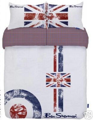 Childrens Toyshop  Kitchen & Housewares : ZAP Ben Sherman 'Union Jack' Double Duvet Bedding Set - NEW TO AMAZON