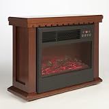 American Comfort RedCore FP11 Infrared Fireplace Heater – Mahogany (15602) On Sale