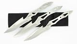 Throwing Knives 3 pc 10" w/Nylon Sheath
