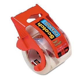 3M COMMERCIAL TAPE DIV. Packaging tape in sure start dispenser, premium grade, 50.8mm x... by 3M