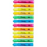 Sharpie Accent Tank-Style Highlighters, Assorted Colors, 12 Pack (25053)