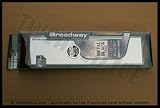 Broadway Mirror Metal Black Chrome 270mm Flat