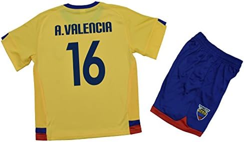 Valencia #16 Ecuador Soccer Kids Set Size 8