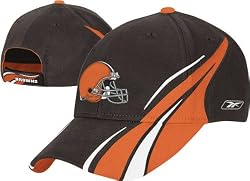 Cleveland Browns Racing Stripes Colorblock Adjustable Hat