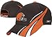 Cleveland Browns Racing Stripes Colorblock Adjustable Hat