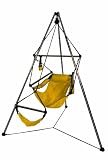 Hammaka 4026-HMKA Hammock Chair & Portable Tripod Stand, Yellow Aluminum