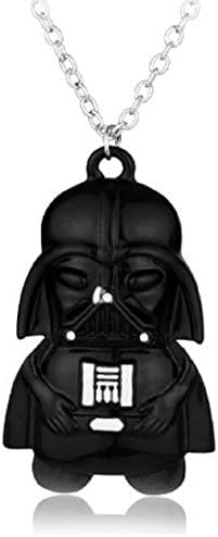 2016 New Style Darth Vader Helmet Necklace Charming Pendant Metal Alloy Fashion Necklace Movie Jewelry For Christmas Gift