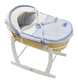 from V.I.B. Deluxe Moses Basket Inc White Rocking Stand