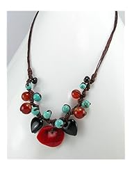 Cotton Coral Necklace