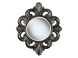 Kenroy Home Orleans Wall Mirror with Blackened Gold Finish, 17 by 20-Inch