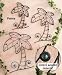 3 PALM TREE metal wire WALL ART hanging sculpture NEW