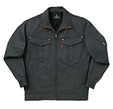 KURODARUMA(クロダルマ) 長袖ジャンパー 綿 100% 国内生地 リラックスカット スミクロ L