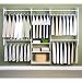 Easy Track RB1460 4-to-8-Foot Deluxe Tower Closet, White