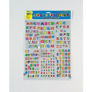 Letters and Numbers Stickers Case Pack 96