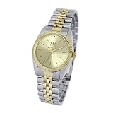 NFL Women's BE10042 Cincinnati Bengals All Pro Two-Tone Metal Watch