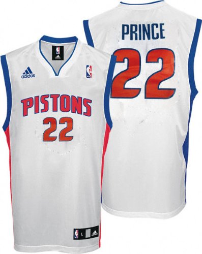 Tayshaun Prince Youth Jersey: adidas White Replica #22 Detroit Pistons Jersey