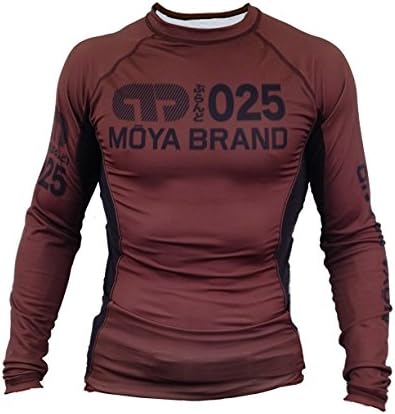 Moya Brand Long Sleeve Rash Guard -Brown - M