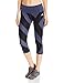 adidas Performance Women's Performer Mid-Rise Greater than Three-Quarter Tights, Midnight Grey, Medium