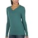 Mossimo� Black: Ultra Soft Long-Sleeve V-Neck Sweater - Zenith Teal Image