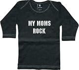 Rebel Ink Baby Infants' My Moms Rock Long Sleeve Tee T-Shirt