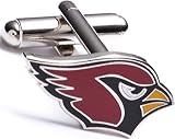 Cufflinks Inc Men's Arizona Cardinals Cufflinks Red/Black/Yellow